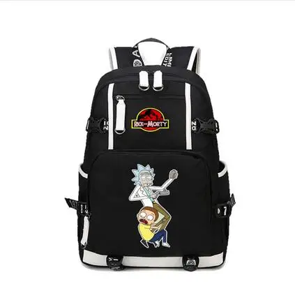 

NEW fashion Rick and Morty backpack Teenage Girl Backpacks women men schoolbag Canvas Backpack Travel bag boy Laptop Bags