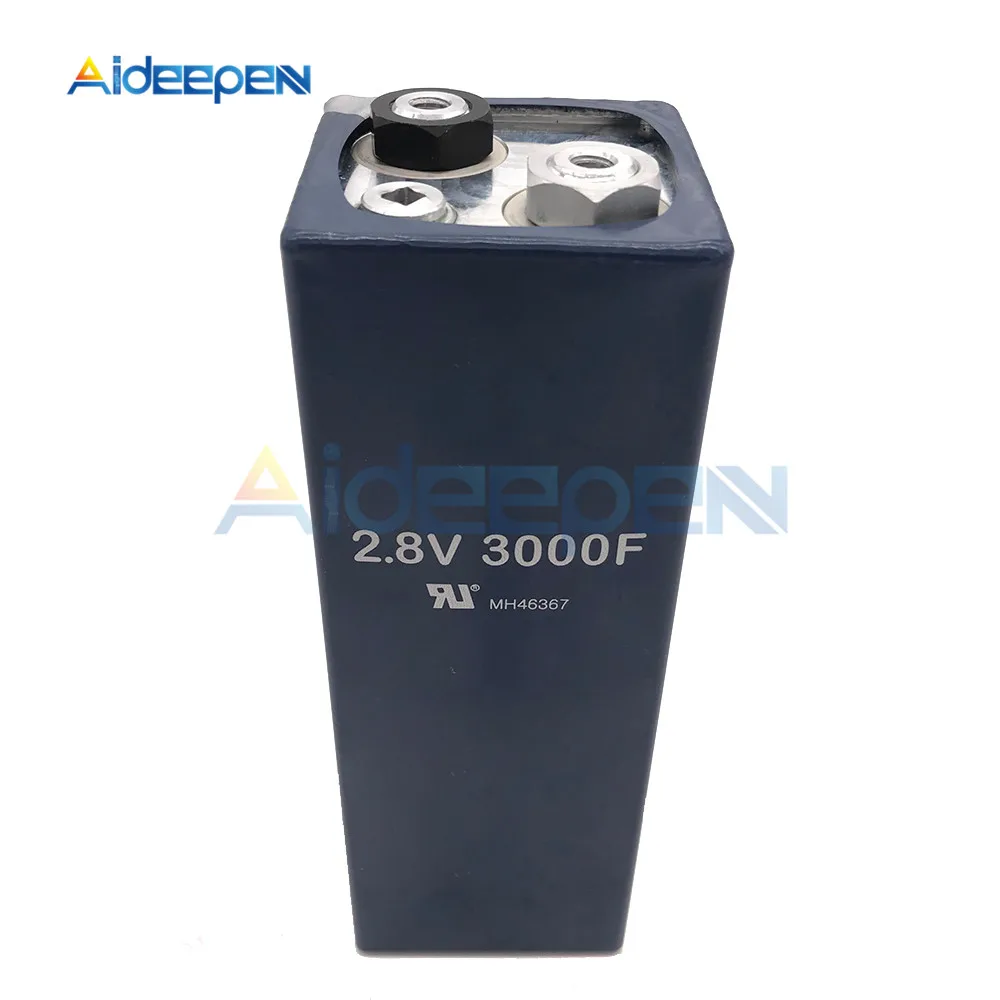 Сверх яркий конденсатор 2,8 V 3000F 158*51mm 158x51mm Ultracapacitor автомобильный блок питания с защитной платой для автомобиля