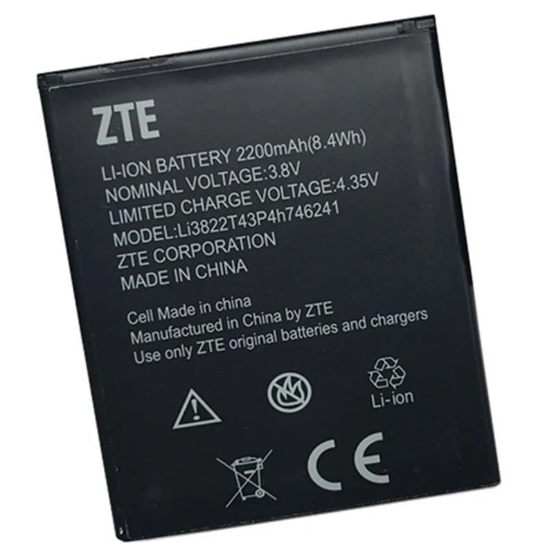 Аккумулятор Li3822T43P4h746241 для zte Blade L4 Pro A465 A475 для zte TWM Amazing X3s Аккумулятор Bateria 2200 мАч