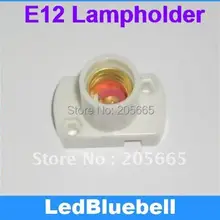 E12 Edison винтовые патроны для ламп E12 Показать белый держатель лампы