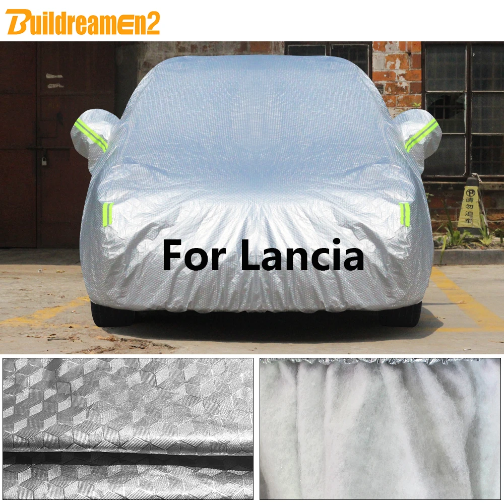 Buildremen2 Thick Car Cover Sun Snow Rain Hail Resistant Waterproof