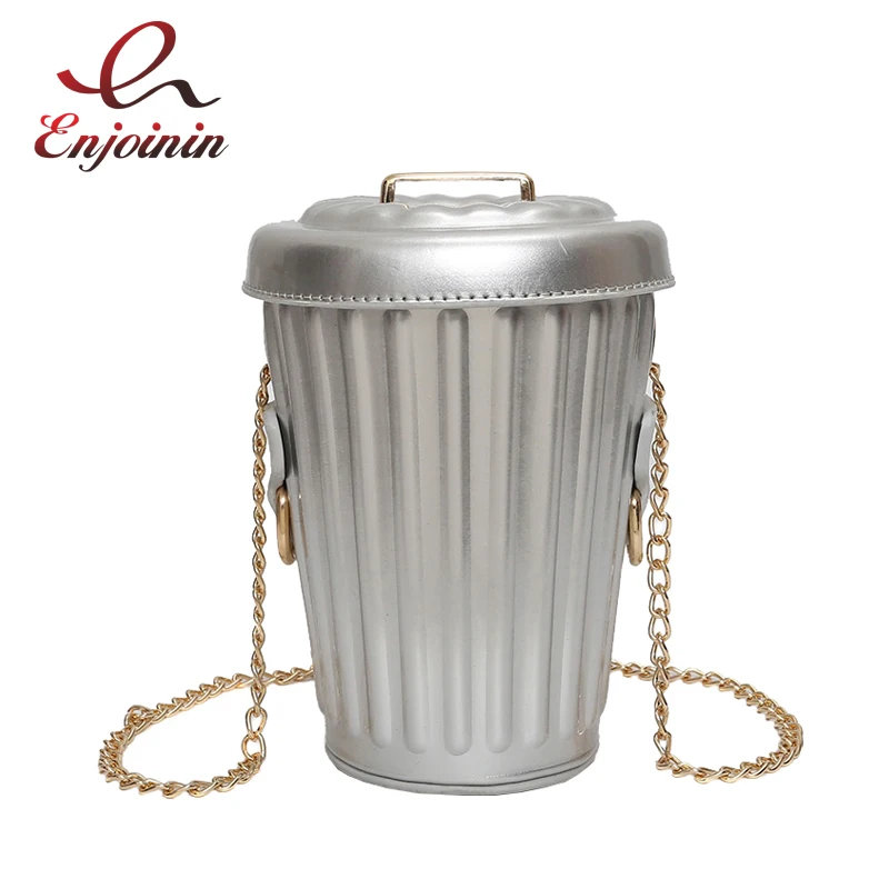 

Fun fashion personality disposable leather pu leather chain shoulder bag handbag female crossbody mini messenger bag purse