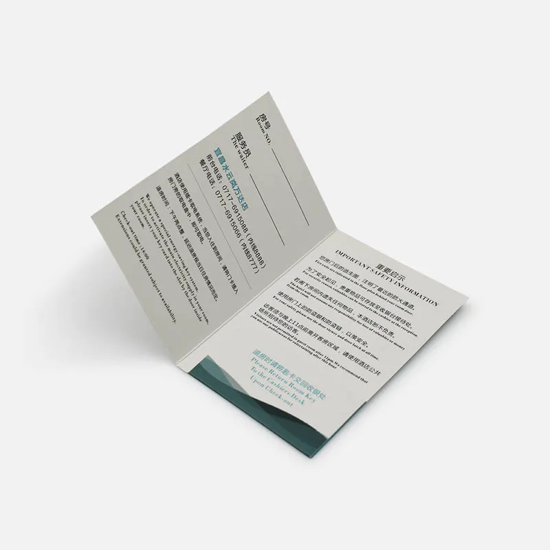 Zuoluo Custom Design Glossy Coated Paper Key Card Holders/Envelopes Printing | Канцтовары для офиса и дома