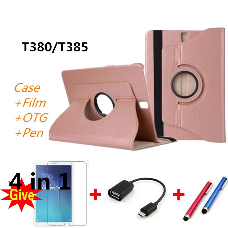 360 Degree Rotating PU Leather Case for Samsung Galaxy Tab A 8.0 T380 T385 2017 8.0 inch Smart Cover Funda Tablet Stand Shell 360 Degree Rotating PU Leather Case for Samsung Galaxy Tab A 8.0 T380 T385 2017 8.0 inch Smart Cover Funda Tablet Stand Shell