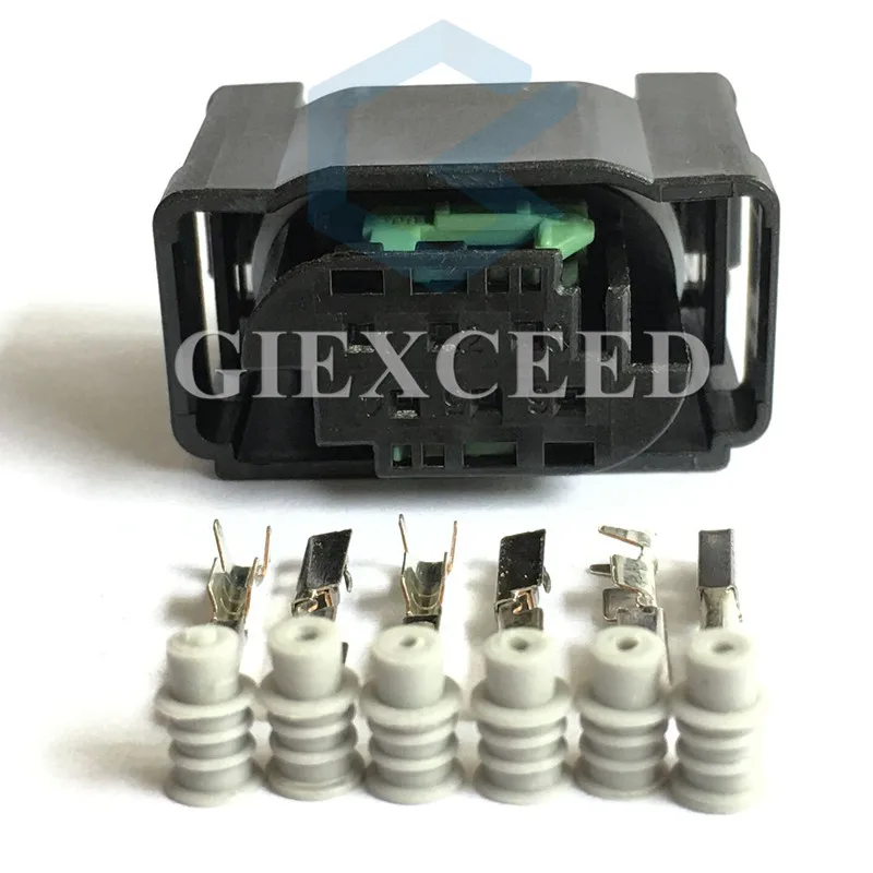 2 комплекта 6 Pin 1-967616-1 7M0 973 119 Tyco педаль акселератора разъем для BENZ BMW дроссельной