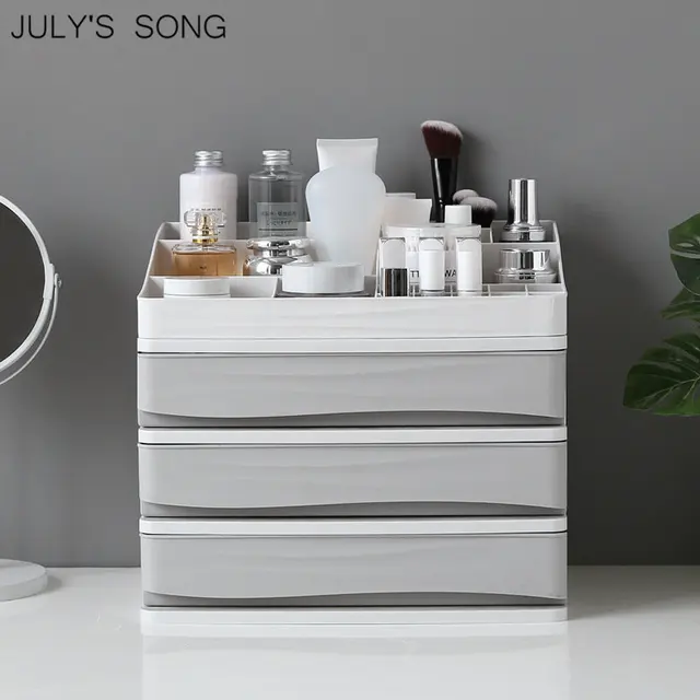 Small Cosmetic Drawer Makeup Organizer Storage Box Container Nail