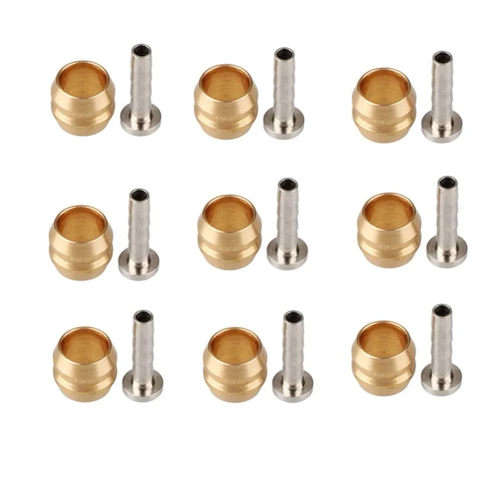 

MTB Mountain Bike Bicycle Olive and Connecting Insert for Shimano BH90 Hydraulic Disc Brake Hose 9sets