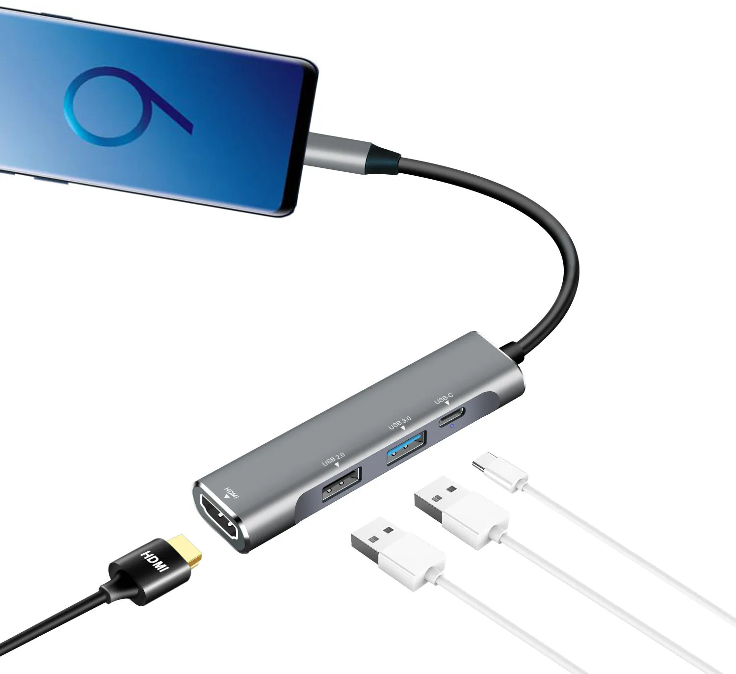 USB C к HDMI адаптер концентратор для Samsung Dex станция MHL Galaxy S8 S9 S10/Plus Note10/9 Tab S4 S5e S6 Тип