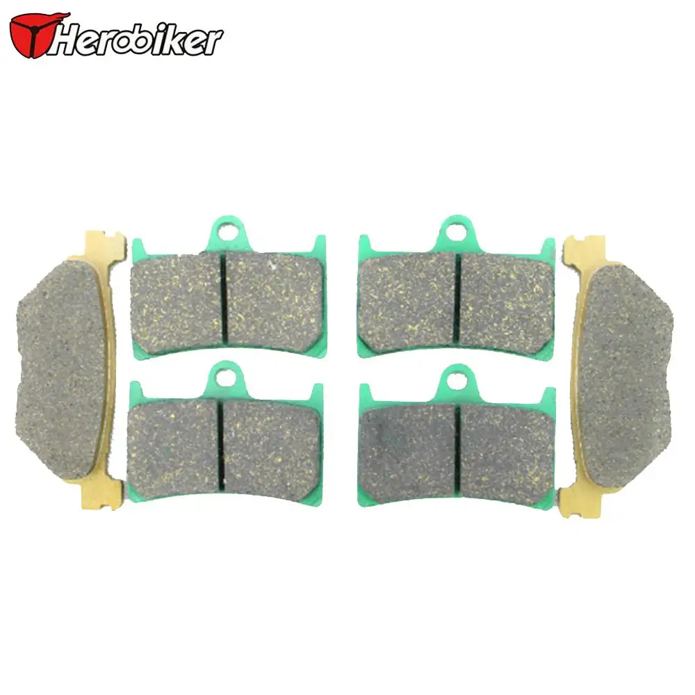 HEROBIKER Sintered Copper Motorcycle Parts Front Rear Brake Pads For Yamaha TDM 900 FJR 1300 XV