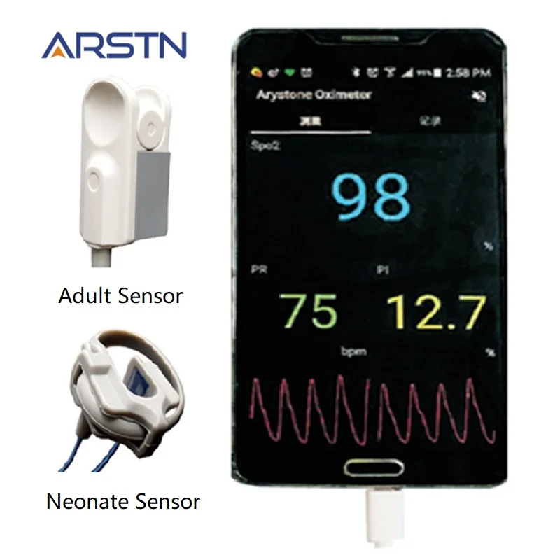 2 sensor Handheld Pulse Oximeter home Oximetro Pulsioximetro finger