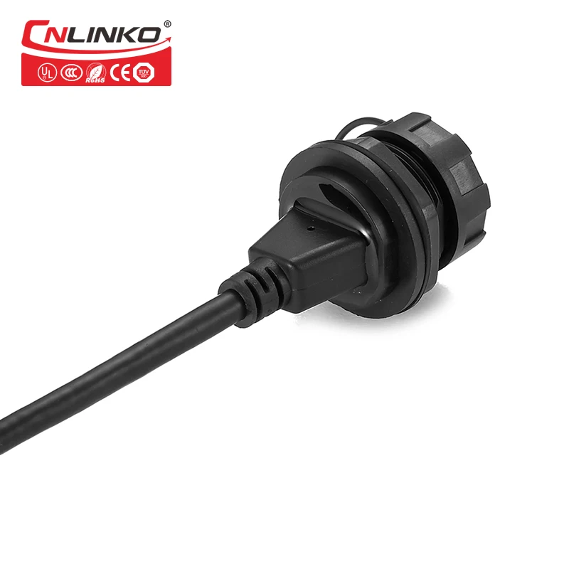 CNLINKO USB Водонепроницаемый 9 штифтов коннектор для передачи данных IP67 Мужской