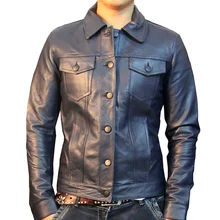 Новинка, европейский стиль, большие размеры, Xxxl, 3xl, Мужское пальто на весну и осень из натуральной кожи, повседневная куртка для мужчин, A091