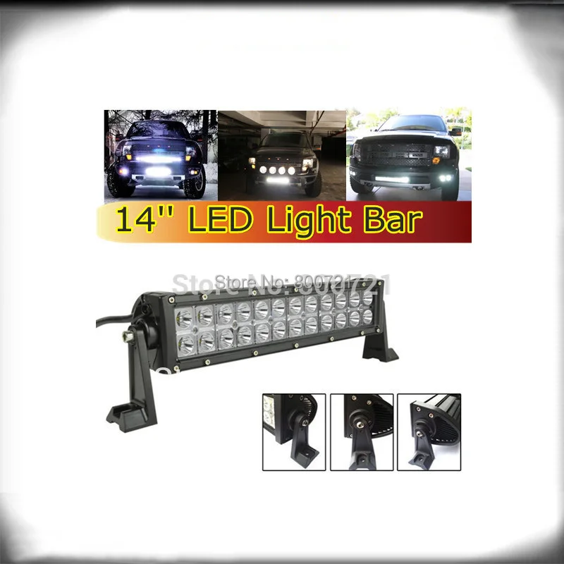 

1 pc super bright 14inch 72W combo 6000k IP68 led off road light bar