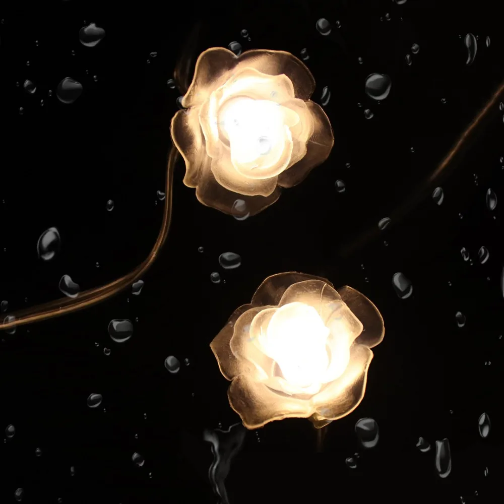 1M-4M Rose Garlands LED String Lights Night Decoration Flowers Light Fairy Lantern For Wedding Christmas Ramadan Battery HL0 1M-4M Rose Garlands LED String Lights Night Decoration Flowers Light Fairy Lantern For Wedding Christmas Ramadan Battery HL0