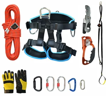 

90M-100M 2800KG ascend-descend aerial work fast safety insurance working static rope sport harness, outdoor rigging hardware