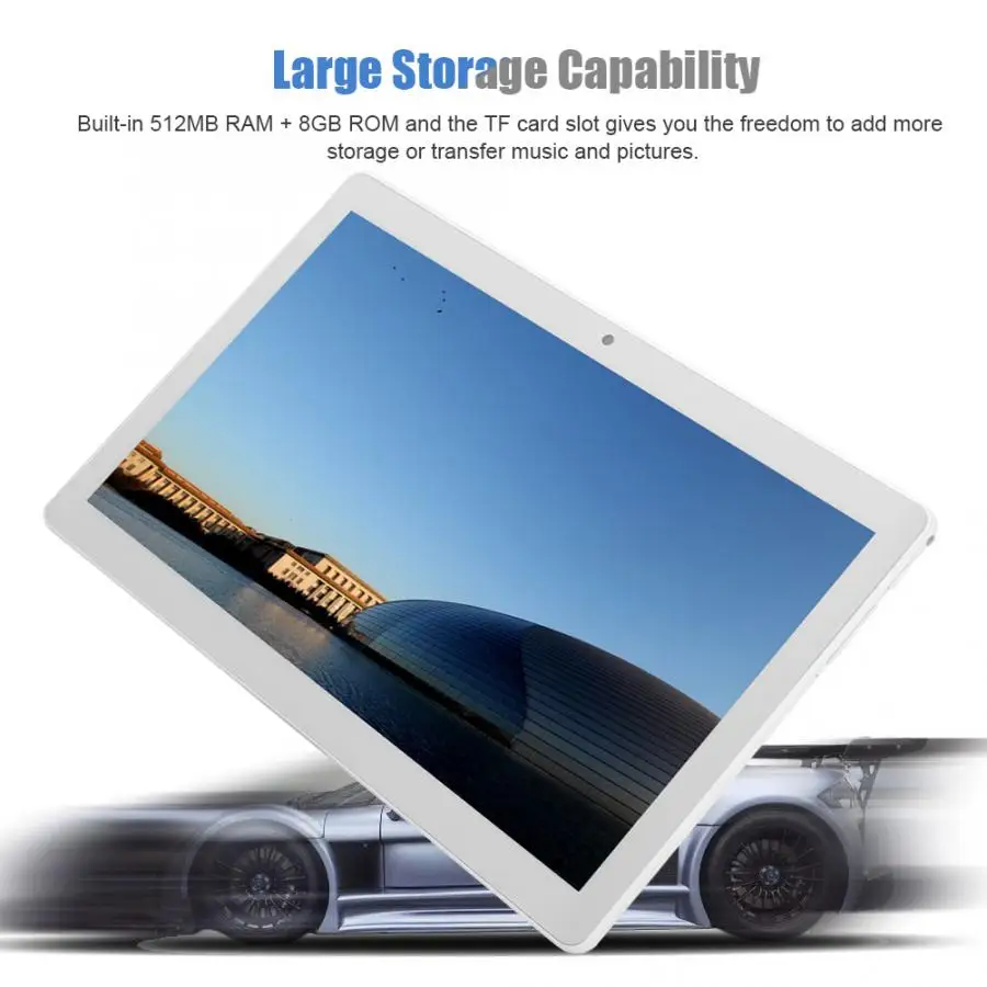 

EU Standard E200 10.1inch Tablet 1GB RAM+16GB ROM WiFi Smart Tablet For Android OS 8.1 System 2019
