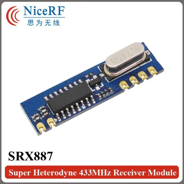 SRX887-Super Heterodyne 433MHz Receiver Module