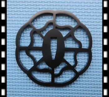 

IRON GUARD TSUBA FOR JAPANESE SAMURAI SWORD KATANA ACCESSORY W/ Hollow Design