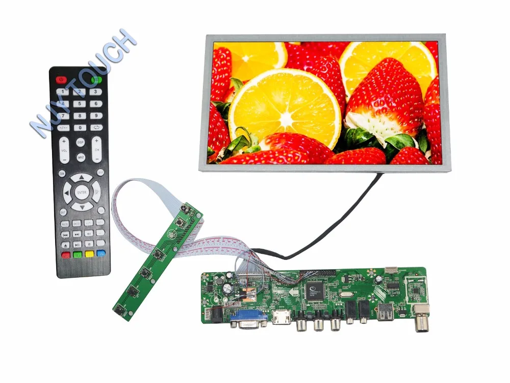 

New HDMI USB AV VGA TV Remote LCD Controller Board Kit Plus N089L6-L03 LED Screen Display