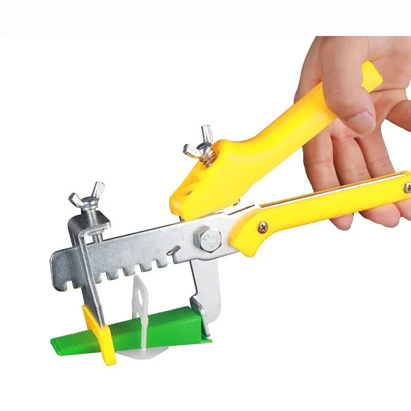Floor Wall Ceramic Tile Leveling System Tiling Locator Plier Clips Wedges Spacers Kit Leveling Installation Measurement Tool