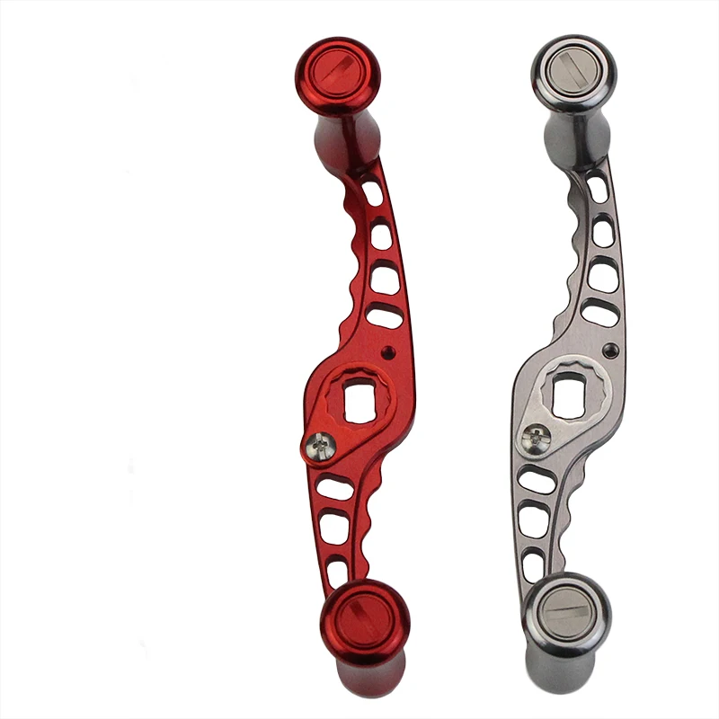 

EKFan 105mm 8*5mm Hole S-shaped Fishing Handle For Bait Casting and Water-drop Drum-wheel Fishing Reel