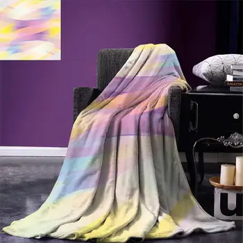 

Modern Throw Blanket Gradient Color Tone with Shady Effect Digital Artistic Contemporary Image Warm Microfiber