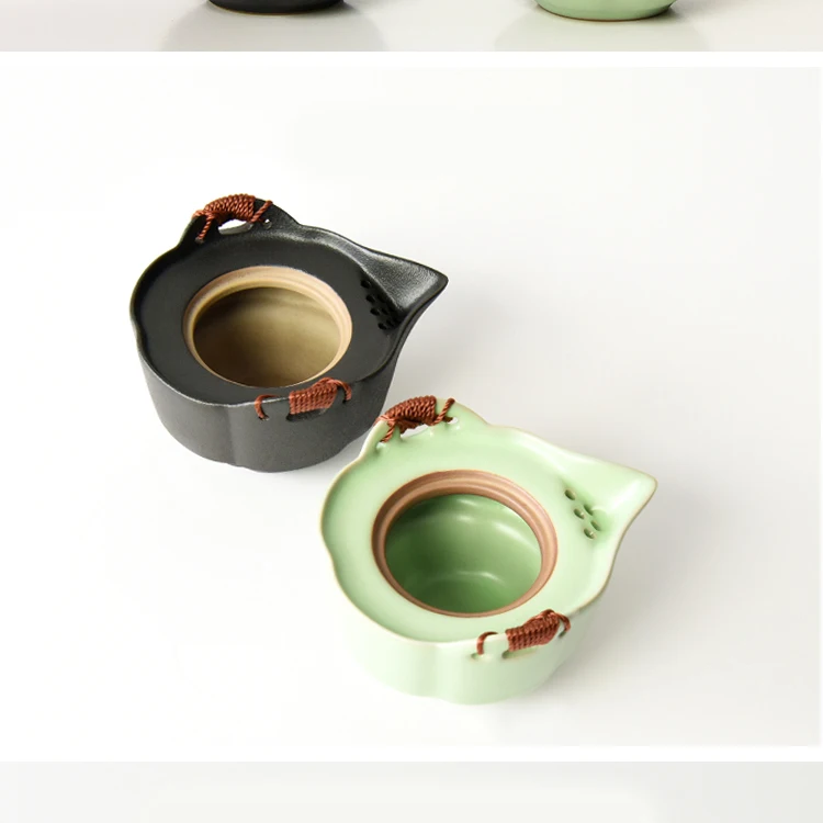 Chinese Travel Kung Fu Tea Set coffee setsCeramic Portable Teacup Porcelain Service Gaiwan Tea Cups Mug of Tea Ceremony Teapot