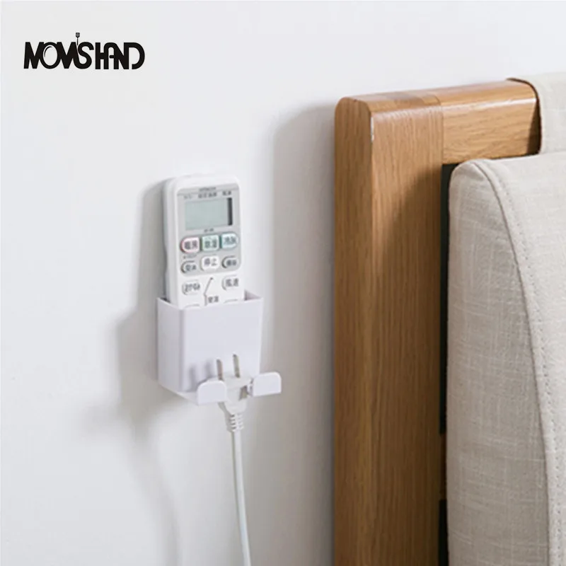 

MOM'S HAND Wall Mounted Remote Control Organizer Storage Box Air Conditioner Storage Case Mobile Phone Plug Holder