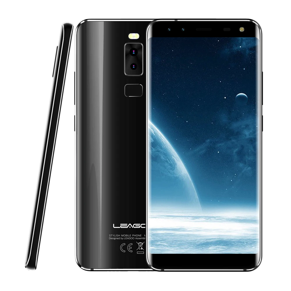 

LEAGOO S8 5.72 Inch 18:9 Display Android 7.0 MTK6750T Octa Core Smartphone 3GB RAM 32GB 13MP 4 Cameras Fingerprint 4G Phone