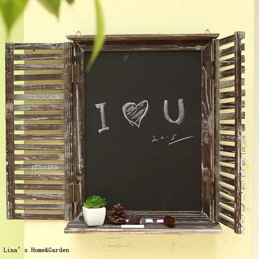 wood craft chalk board shabby