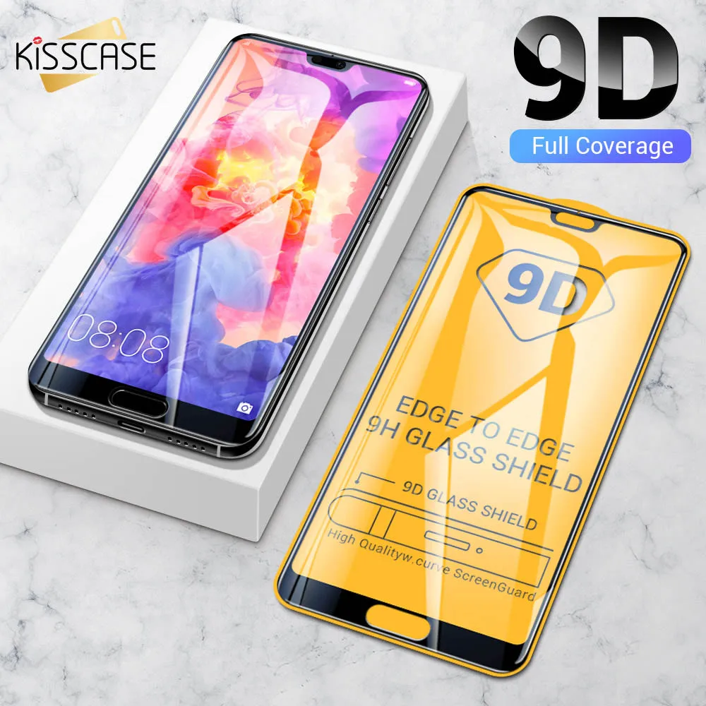 

KISSCASE 9D Glass for Huawei P30 pro Tempered Glass Screen protector for Huawei P30 P20 pro mate 20 lite Protective Nova 4 Glass
