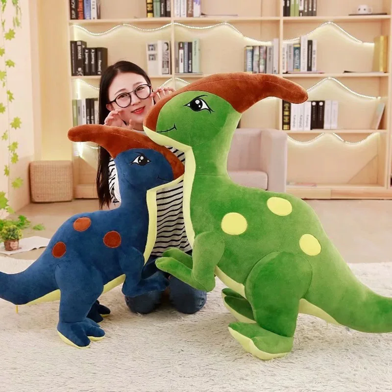 Dorimytrader Милая Имитация животных Parasaurolophus плюшевые игрушки большие мягкие куклы-Динозавры для детей игрушки подарки