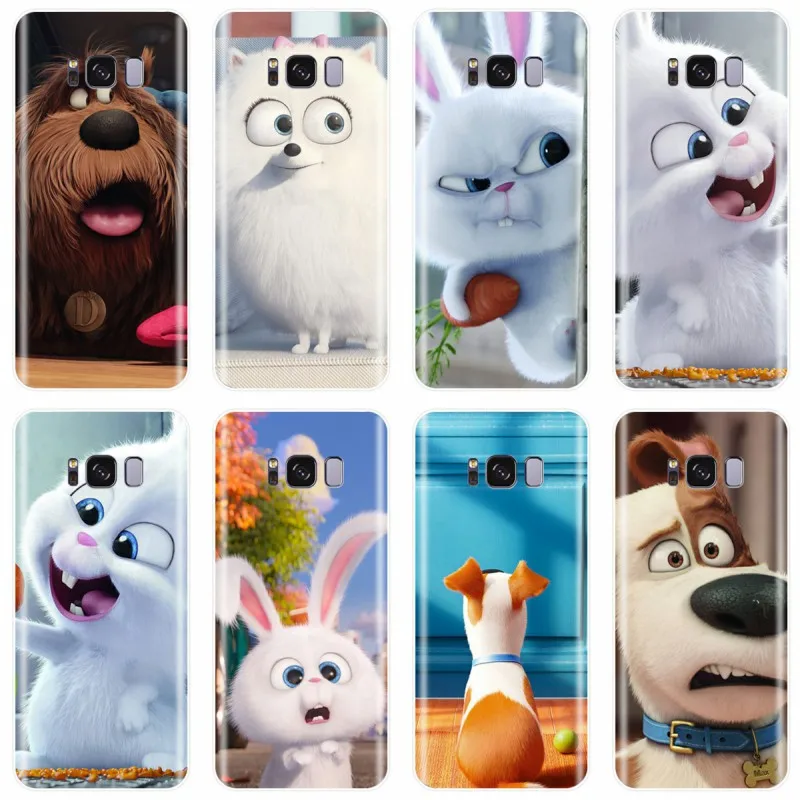 

The Secret Life of Pets black Cover Soft Silicone Phone Case For Samsung Galaxy S7EDGE S6 S7 S8 S9 S10 PLUS S10LITE NOTE 8 9