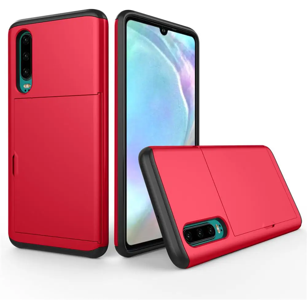 Защитный чехол для huawei P30 Pro P30 чехол для huawei P30 чехол для huawei P30 P30Pro Funda Pgs - Цвет: Red