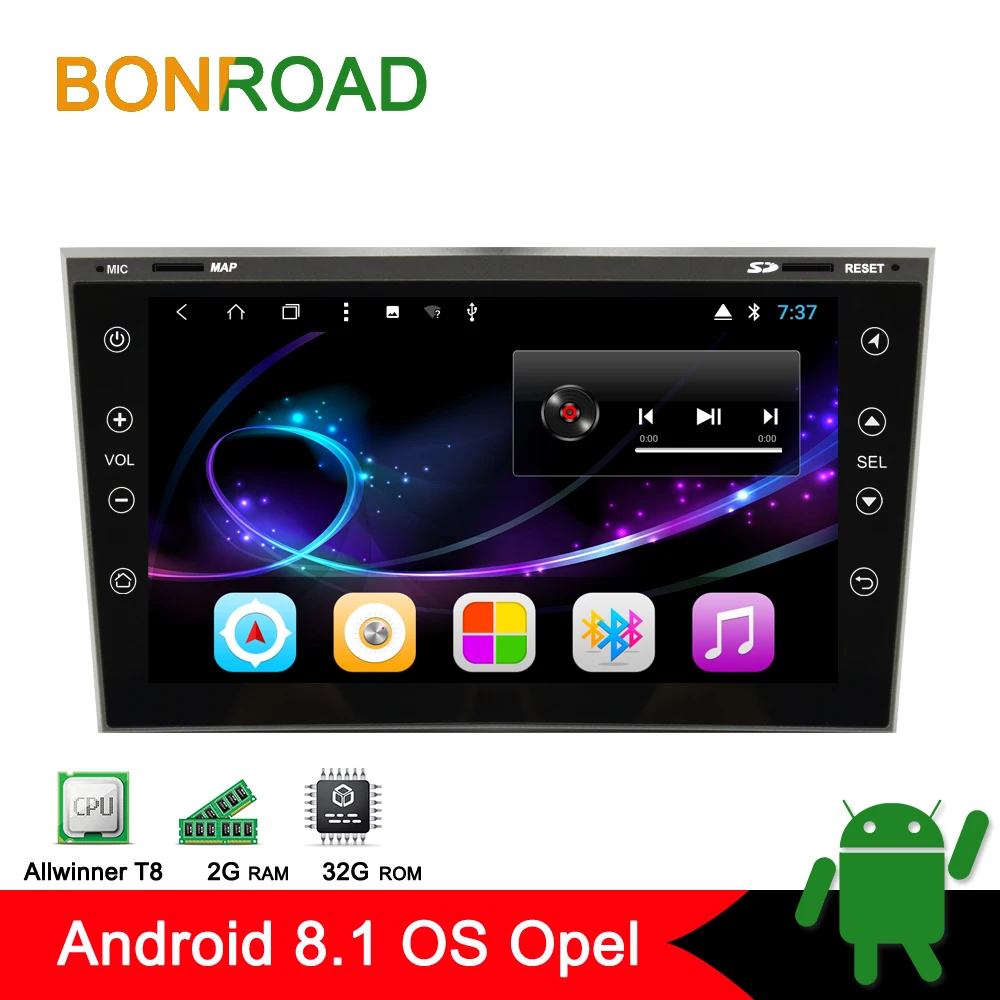 

Bonroad 2Din Android Car multimedia player GPS Navigation For Opel Astra Antara Zafira Corsa Radio Video Stereo/Wifi /BT