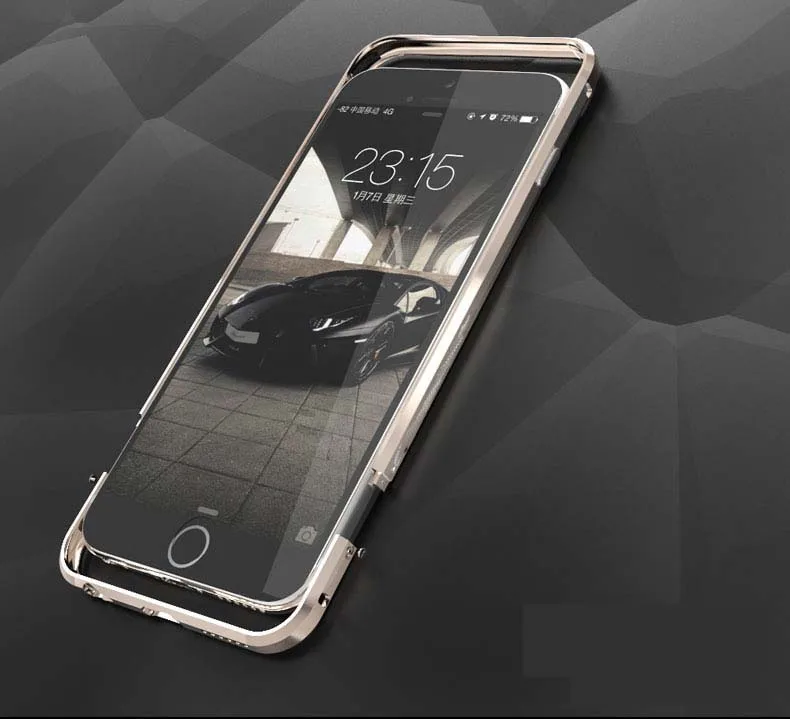 ITEUU 6 6S Plus Роскошный металлический чехол-бампер для Apple iPhone 6 6S Plus Высокое качество высококачественная рамка из алюминиевого сплава