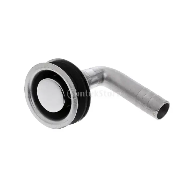 5/8' Marine Boat Fuel Breather Gas Tank Vent Stainless Steel Flush Mount 90 Degreein Rowing