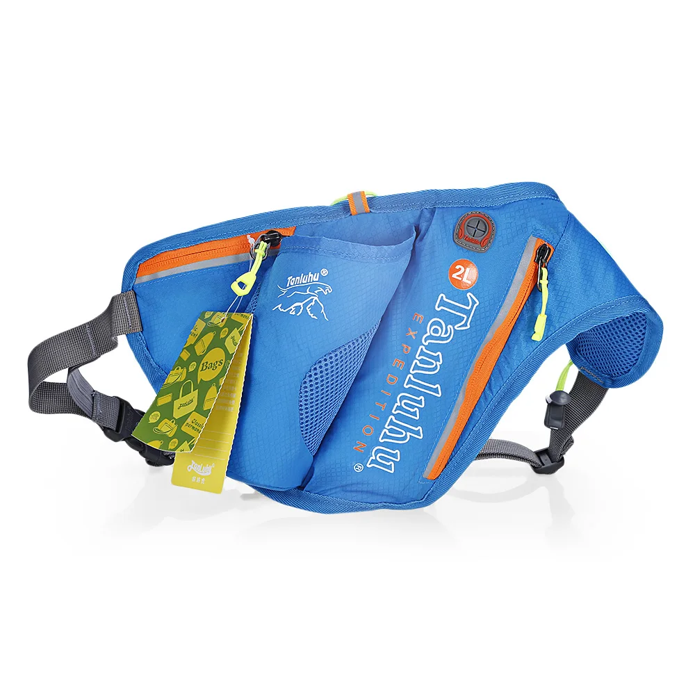 Tanluhu 371 2L al aire libre Trail Running cinturón bolsa cintura mochila agua botella soporte impermeable Marathon Jogging cinturón bolsa