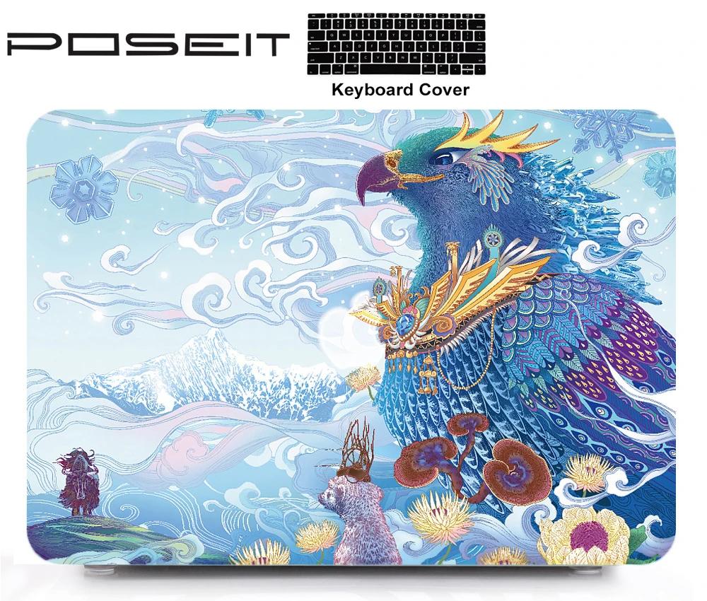 

Laptop Print Pattern Protective Hard Shell Case Keyboard Cover Skin For 11 12 13 15" Apple Macbook Air Pro Retina Touch Bar MAC