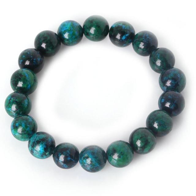 Bracelet With Natural Stone Beads 6 8 10mm Glaze White Howlite Yoga Beaded Bracelet For Men & Women Christmas Jewelry Gift