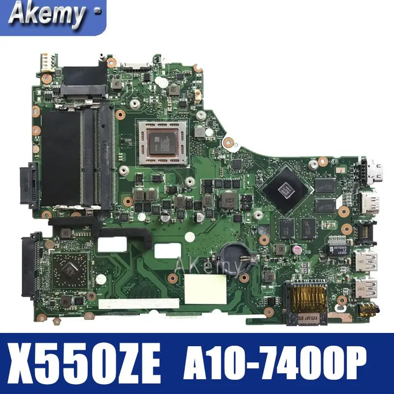 Amazoon X550ZE ل ASUS VM590Z X550ZE اللوحة المحمول X550/X750 FX7600P/FX7500/A10-7400P LVDS اختبار العمل 100%