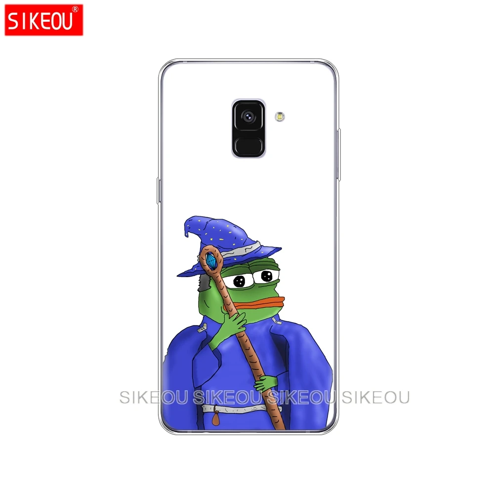 Силиконовый чехол для телефона Samsung Galaxy A8 2018 A3 A310 A5 A510 A7 2016 2017 интернет Meme Smug Frog