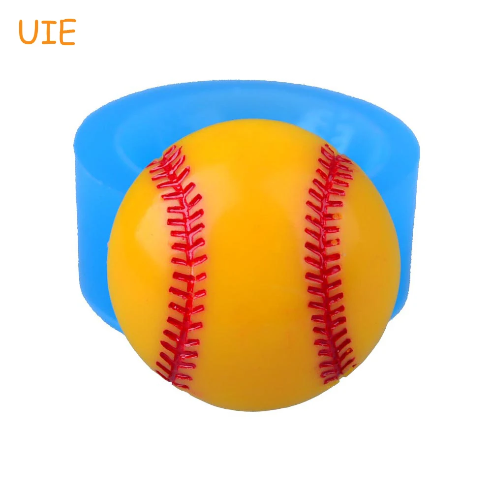 Baseball Fondant Mold 3 Pcs, Spots Theme Chocolate Silicone