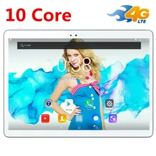 free shipping Android 7.0 10 Tablet PC T100 Deca Core 10” 4GB+32GB ROM 1920*1200 IPS Screen 8.0Mp Camera
