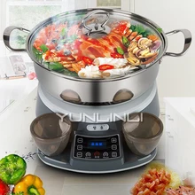 Бытовой пароочиститель горячий горшок микрокомпьютер управления электрическая кастрюли-пароварки 1400 Вт многофункциональная кухонная машина AP-169