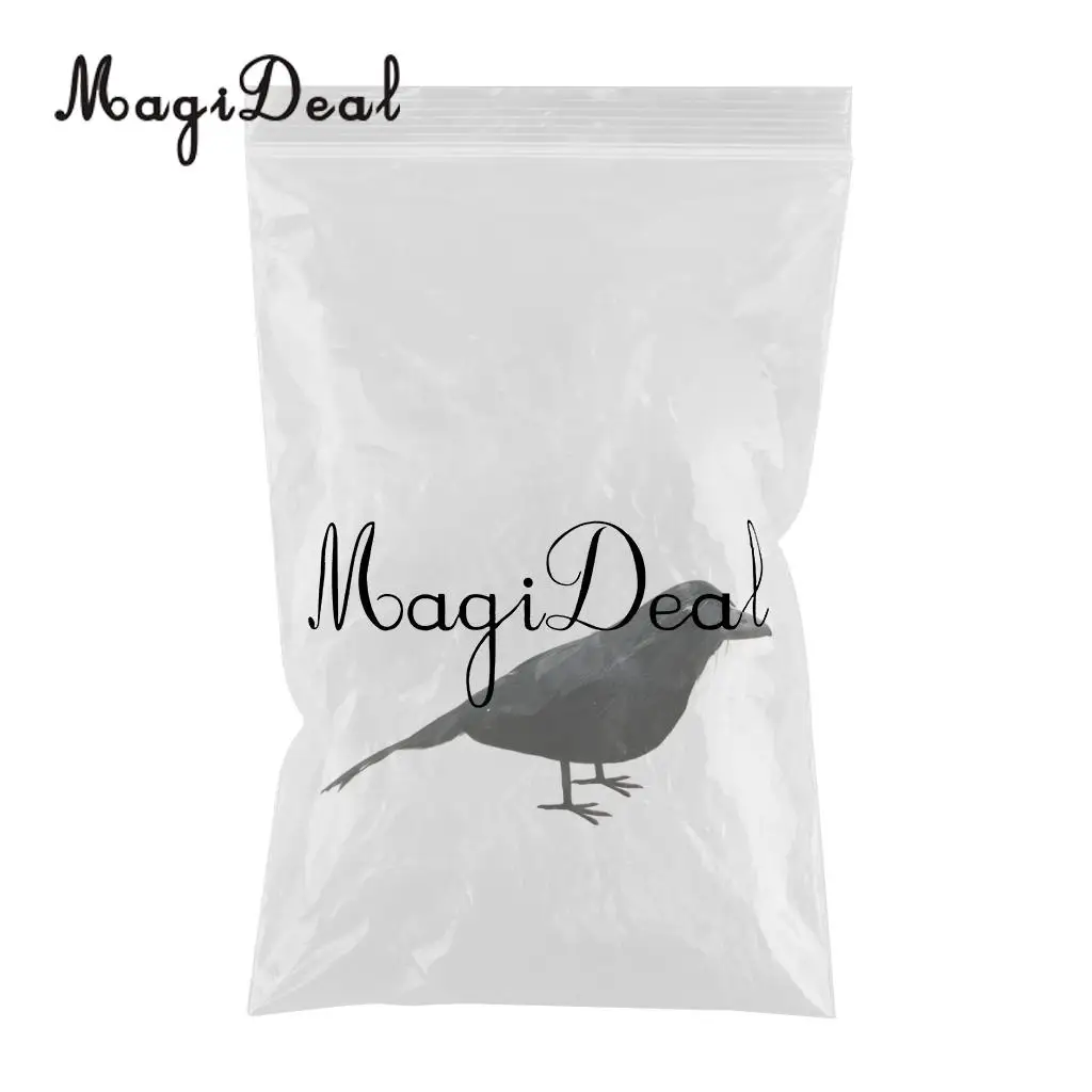 MagiDeal Black Crow Garden Bird Scarer Scarecrow Mice Garden Yard Deterrent Repeller Traps Birds Ornament Garden Decor