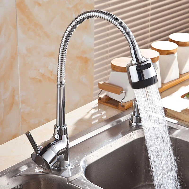 ﻿Buy New Zinc Alloy Rotating Faucet 360 Degree Rotatable Hot Cold Mixer