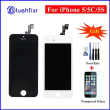 10 PCS AAA Quality LCD for iPhone 5 5C 5S Touch Screen Digitizer Assembly Replacement LCD Display for iPhone 5S Black/White