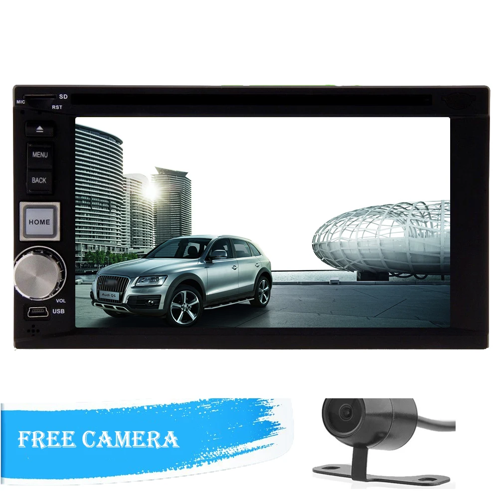 Clearance SD MP4 2 din Auto Accessory EQ Radio Autoradio GPS Stereo Map Car DVD Player FM AM Steering Wheel Video Touchscreen 11