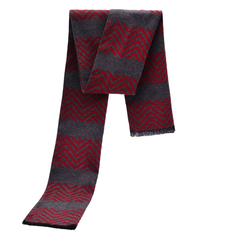 Men Winter Trendy font b Tartan b font Scarves Warm Soft Cashmere Scarf Luxury Brand Pattern